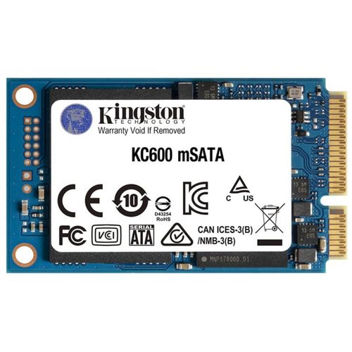 SSD KINGSTON SKC600MS 256G 2.5" SATA3 crna slika 1