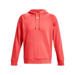 Hoodie Under Armour Rival Crveno/Bijelo