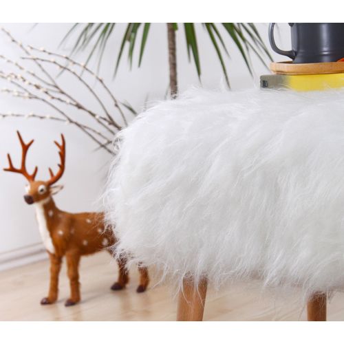 Deer - White White Pouffe slika 5