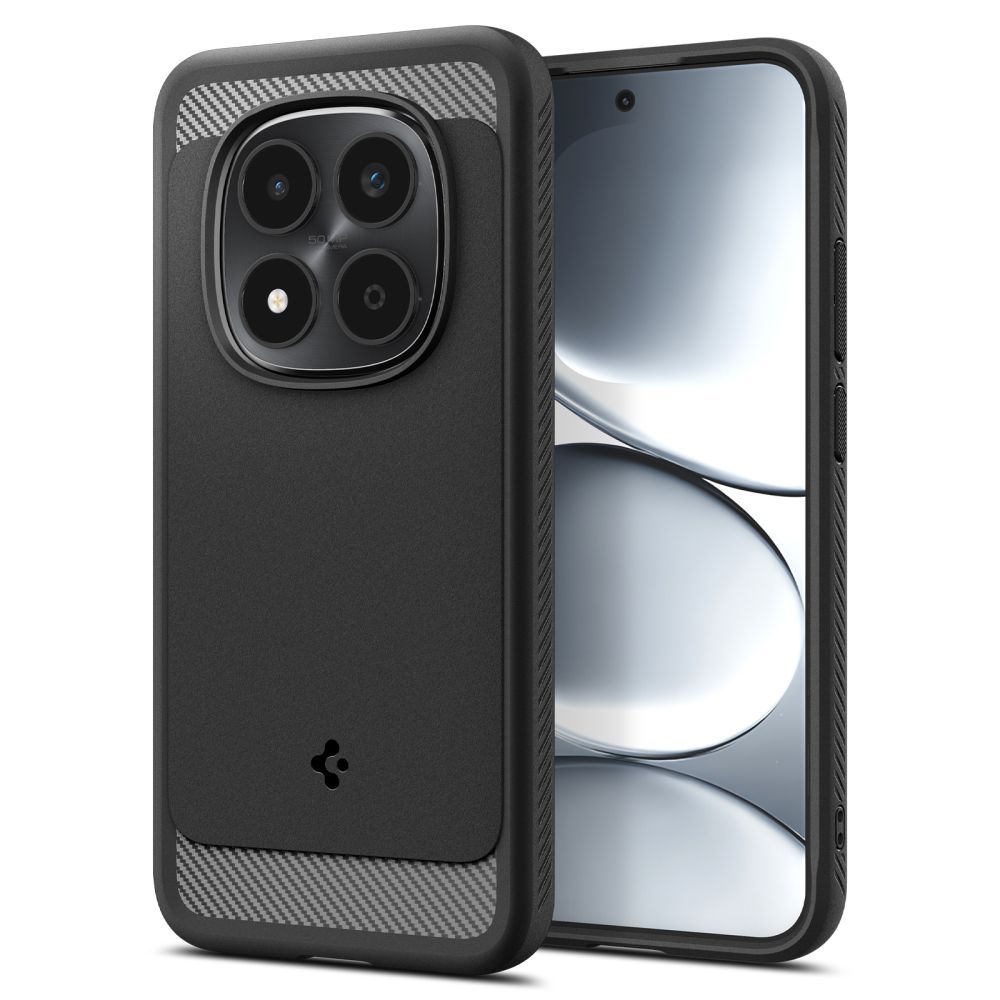 SPIGEN RUGGED ARMOR maska ​​za XIAOMI REDMI NOTE 15 PRO 5G mat crna slika 1