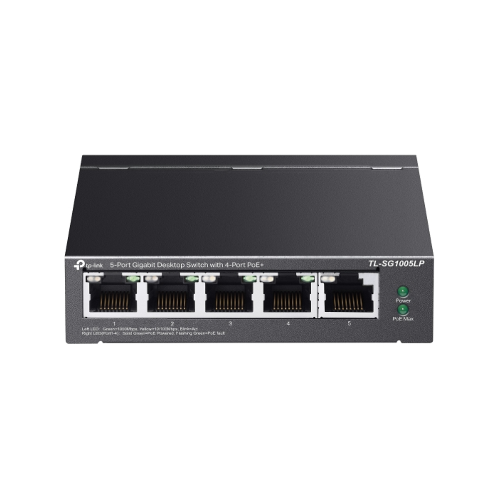 TP-Link 5-portni gigabitni desktop switch s 4-portnim PoE+ slika 1