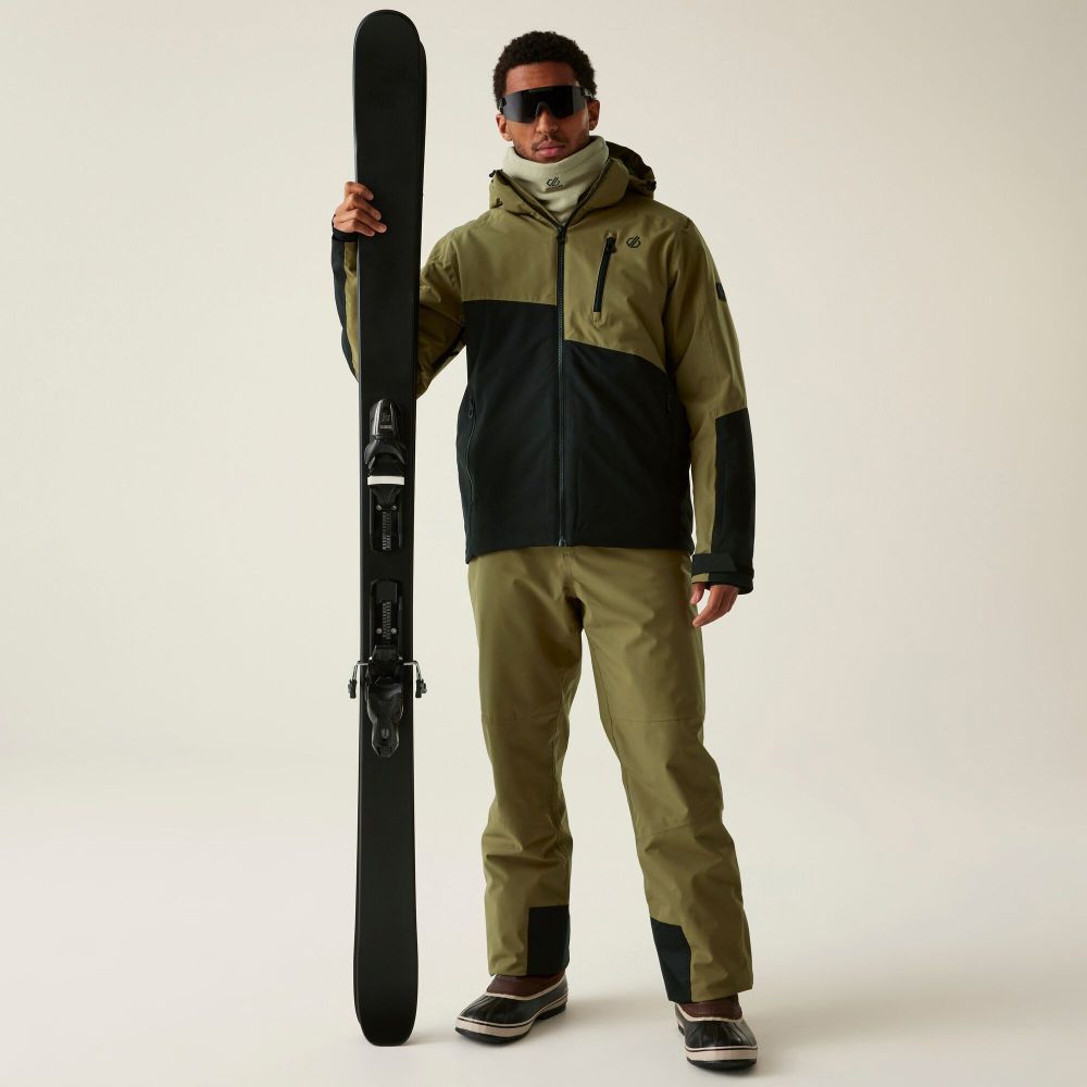 Dare2B Muška jakna Halfpipe III, Martini Olive/Black slika 5