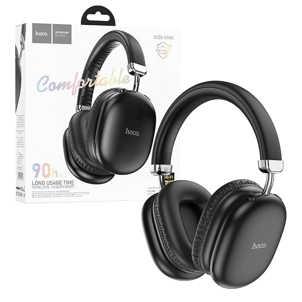 hoco. Slušalice bežične, Bluetooth - W35 Max Joy Black slika 1