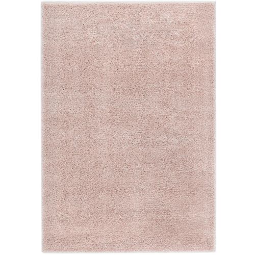 Čupavi ukrasni tepih 80 x 150 cm blijedo ružičasti slika 14
