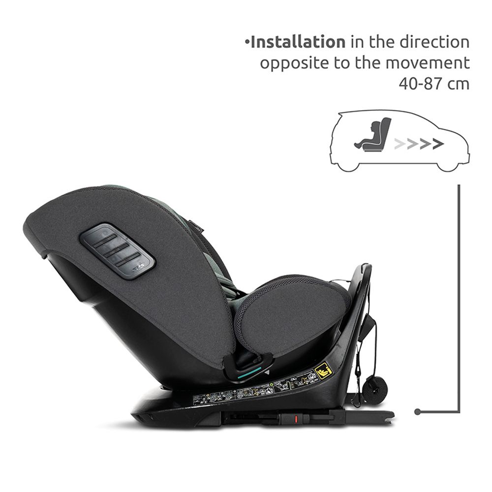 LORELLI autosjedalica Monza i-Size Isofix 40-150 cm 360°, Black  slika 14