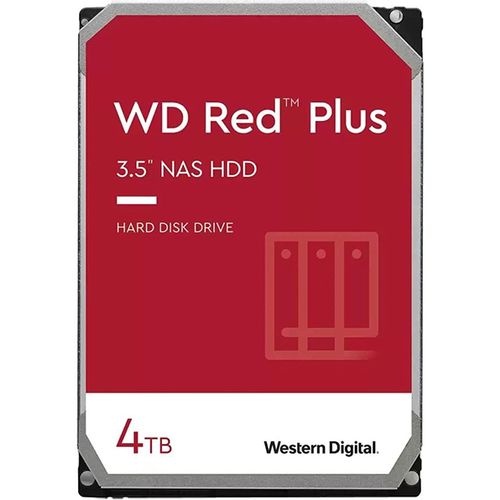 WD 4TB 3.5 inča SATA III 256MB IntelliPower WD40EFPX Red Plus hard disk slika 1