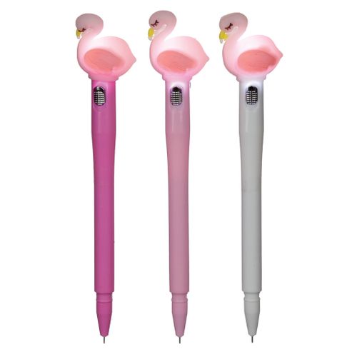 Flomaster fineliner crni LED Flamingo slika 2