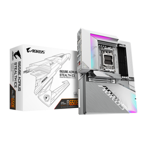 Gigabyte B650E A STEALTH ICE AMD AM5, 4x DDR5 with AMD EXPO Memory Module Support, 3x M.2 slots, including 1x PCIe 5.0 x4