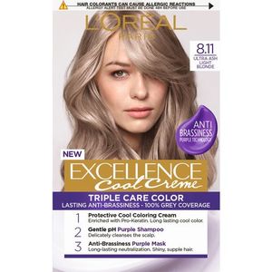 L'Oreal Excellence Farba Za Kosu 8.11 Ultra Ash Light Blonde