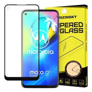 Kaljeno staklo zaštitnik zaslona Potpuna pokrivenost s okvirom za Motorola Moto G8 Power / Moto G Pro