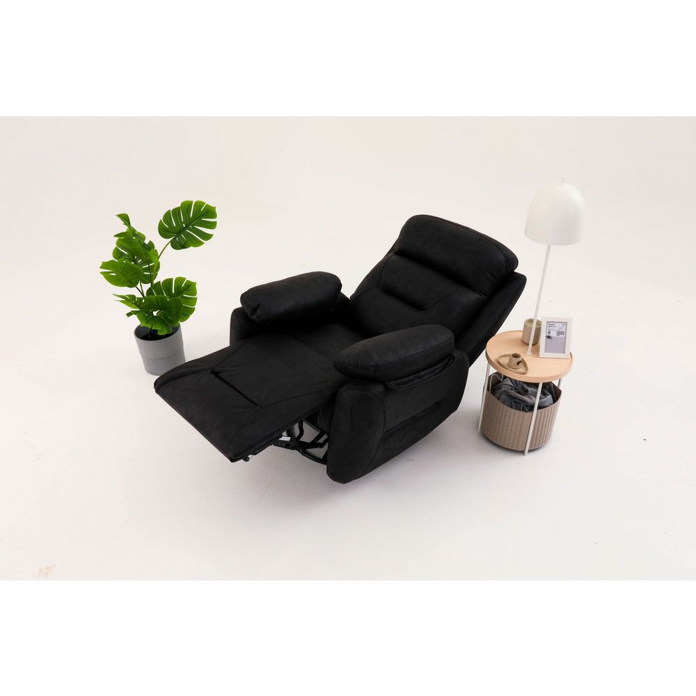 Električni Relax Fotelja Comfort - Crna slika 4