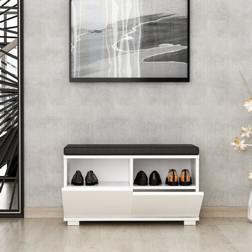 Drago - White White Shoe Cabinet slika 6