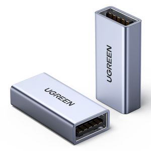 Adapter UGREEN, USB (Ž) na USB (Ž), srebrni