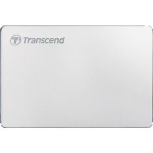 Transcend TS2TSJ25C3S External HDD 2 TB Slim form factor, M3S, USB 3.1, 2.5, Anti-shock system, Backup software, 185g, Iron gray (Slim)