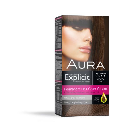 AURA Explicit farba za kosu 6.77 Kakao slika 1