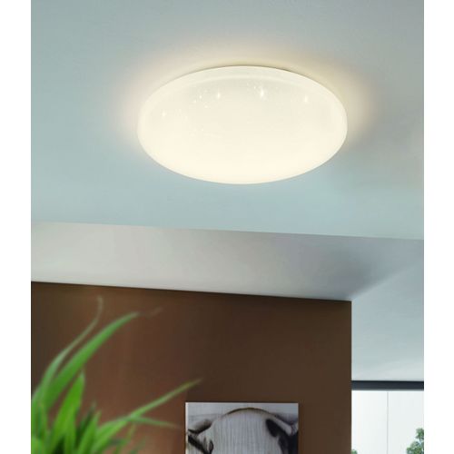 Eglo Frania-s plafonjera/1, led, 49,5w, prom 550, bijela/kristal ekt  slika 2