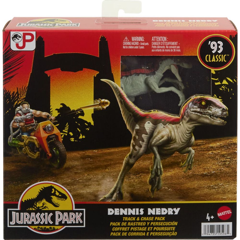 Jurassic Park HTP61 Set Dennis Nedry Track & Chase Pack slika 1