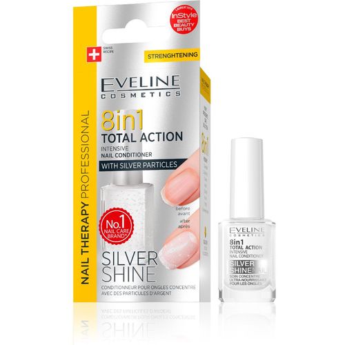 Eveline lak za nokte Nail Therapy 8u1 Silver Shine 12ml NEW slika 1
