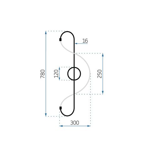 TOOLIGHT APP858-W Long Gold LED zidna svjetiljka slika 11