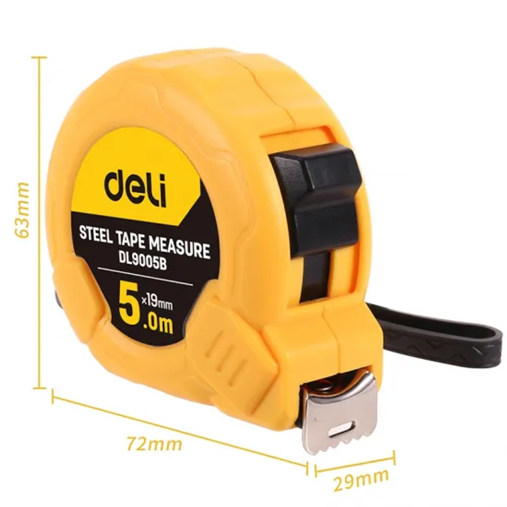 Deli Mjerna traka, Basic, 5m, DL9005B slika 3