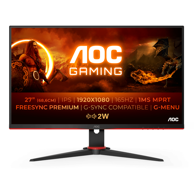 AOC AOC 27G2SPAE 27″ IPS 165Hz Gaming Monitor image