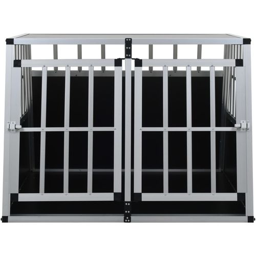 Kavez za pse s dvostrukim vratima 94 x 88 x 69 cm slika 3