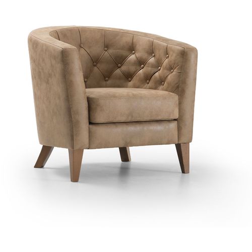 Anatolia - Light Brown Light Brown Wing Chair slika 3