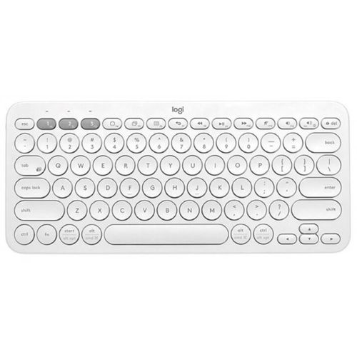 LOGITECH K380 Bluetooth Multi-device US bela tastatura slika 2