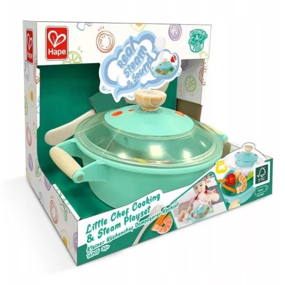 Hape Set za kuhanje na pari Little Chef Cooking slika 4