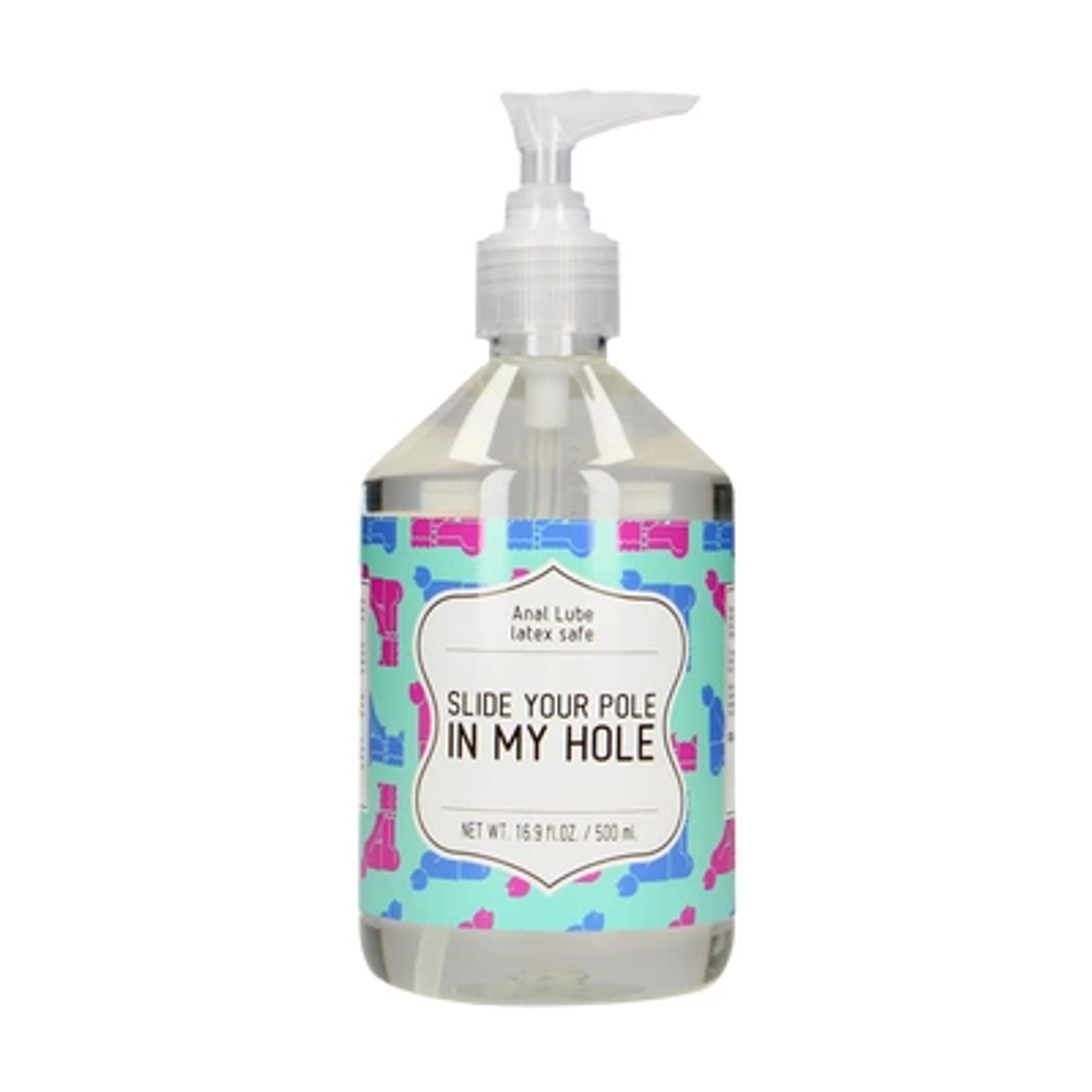 S-Line by Shots Slide Your Pole In My Hole - lubrikant na bazi vode - 17 oz / 500 ml slika 1