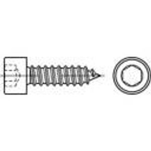 TOOLCRAFT 1067935 vijci s cilindričnom glavom za lim 4.8 mm 38 mm unutarnji šesterostrani 88312 nehrđajući čelik A2 500 St.