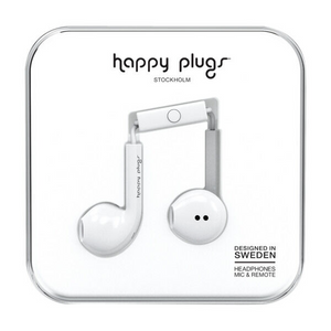 Happy Plugs, Earbud Plus slušalice,Bijela