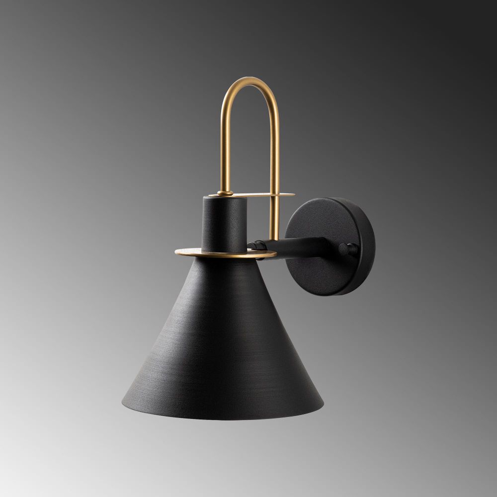 Zidna Lampa Arco - 15040, boje: Crna slika 8