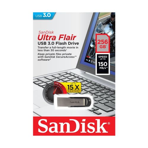 Sandisk Ultra Flair USB memorija 256GB USB3.0 slika 2