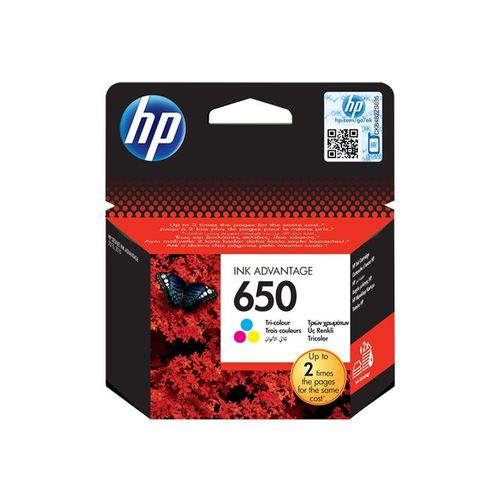 HP 650 Tri-color Ink Cartridge CZ102AE#BHK slika 1