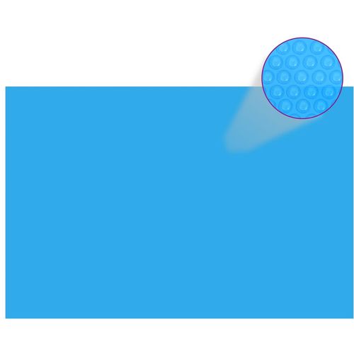Pravokutni plavi bazenski prekrivač od PE 300 x 200 cm slika 29