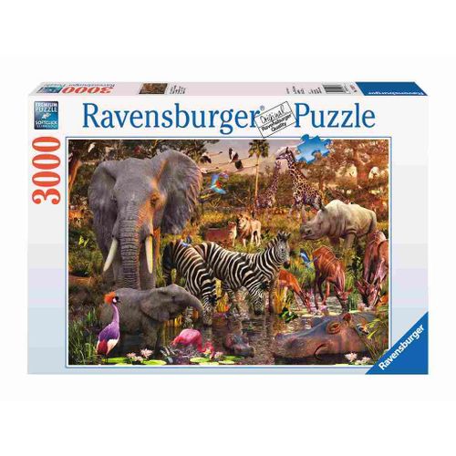 Ravensburger Puzzle Afričke Životinje - 3000 Komada slika 1