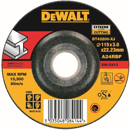 REZNA PLOČA METAL 115x3x22.2mm DPC Dewalt DT43200 slika 1