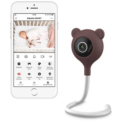 Lionelo baby monitor dvosmjerni Babyline Smart WIFI, White slika 7