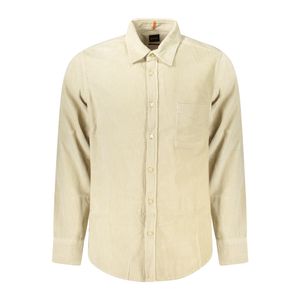 HUGO BOSS LONG SLEEVE SHIRT MEN BEIGE