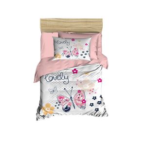 L'essential Maison PH130 Pink White Baby Quilt Cover Set