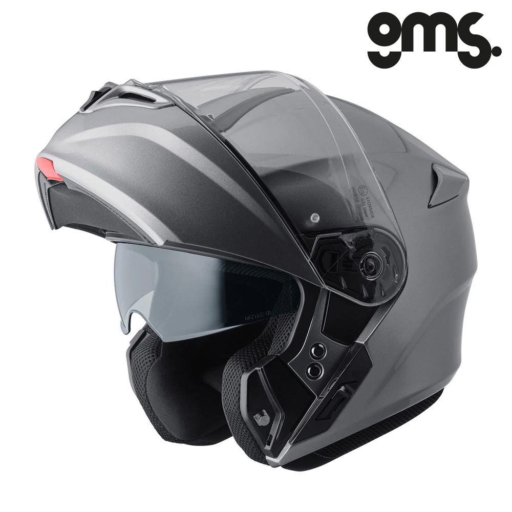 Modularna - flip up kaciga za motor GMS Aperio - Titanium vel.2XL slika 5