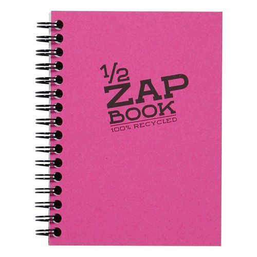 Clairefontaine Demi Zap book A6 80gr 80L, mix boja, spiralni uvez, 100% reciklirani papir slika 1