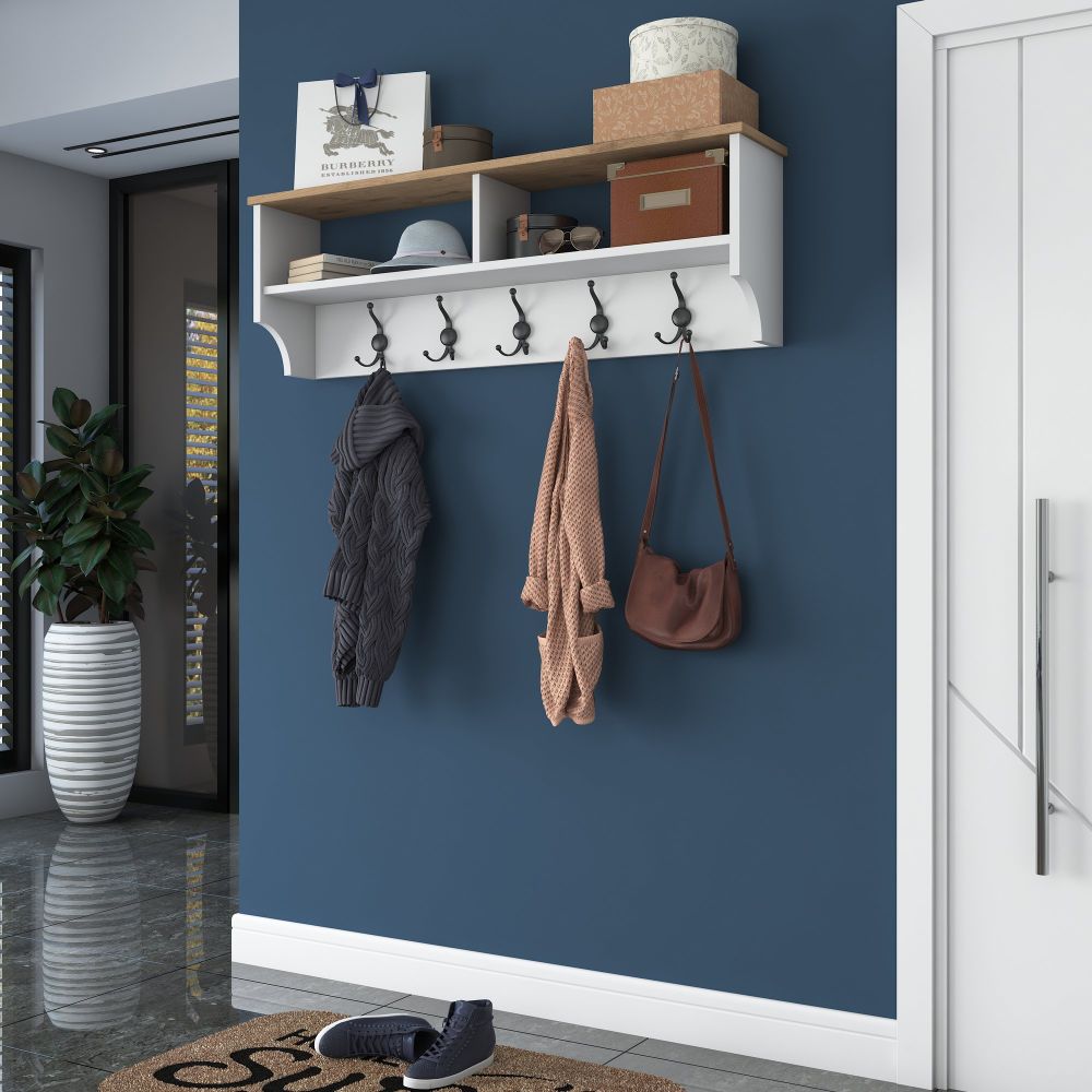 P2 - 2460 WhiteWalnut Hall Stand slika 2