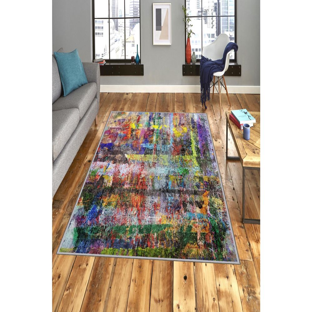 Tanki višebojni tepih sa digitalnim printom EXFAB287 (160 x 230 cm) slika 1