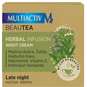 Multiactiv HERBAL INFUSION BEAUTEA noćna krema 50ml