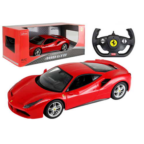 Licencirani auto na daljinsko upravljanje Rastar 1:14 Ferrari 488 GTB - crveni slika 1