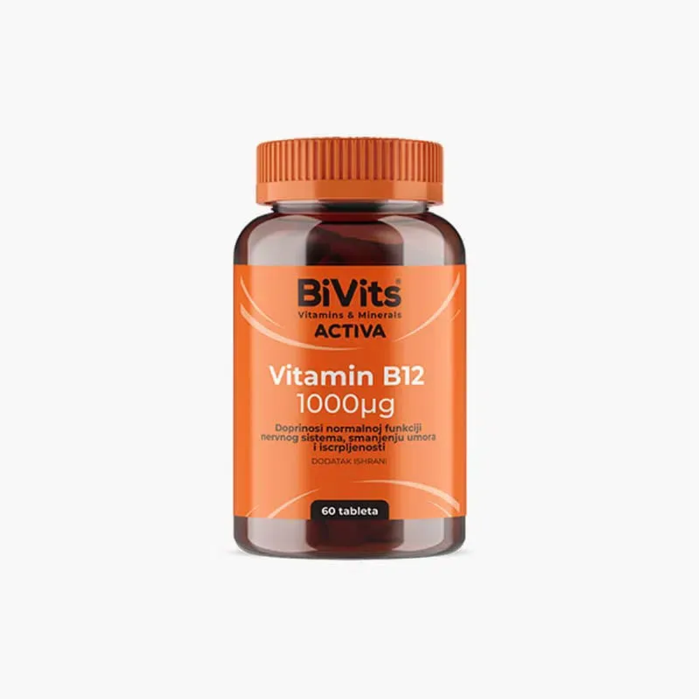 BIVITS VITAMIN B12 1000MCG A60 slika 1