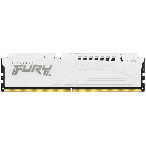 KINGSTON DIMM DDR5 16GB 6400MT/s KF564C32BWE-16 FURY Beast White XMP slika 1