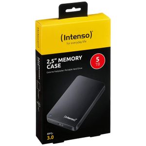 (Intenso) Eksterni Hard Disk 2.5", kapacitet 5TB, USB 3.0, Crna b - HDD3.0-5TB/Memory Case